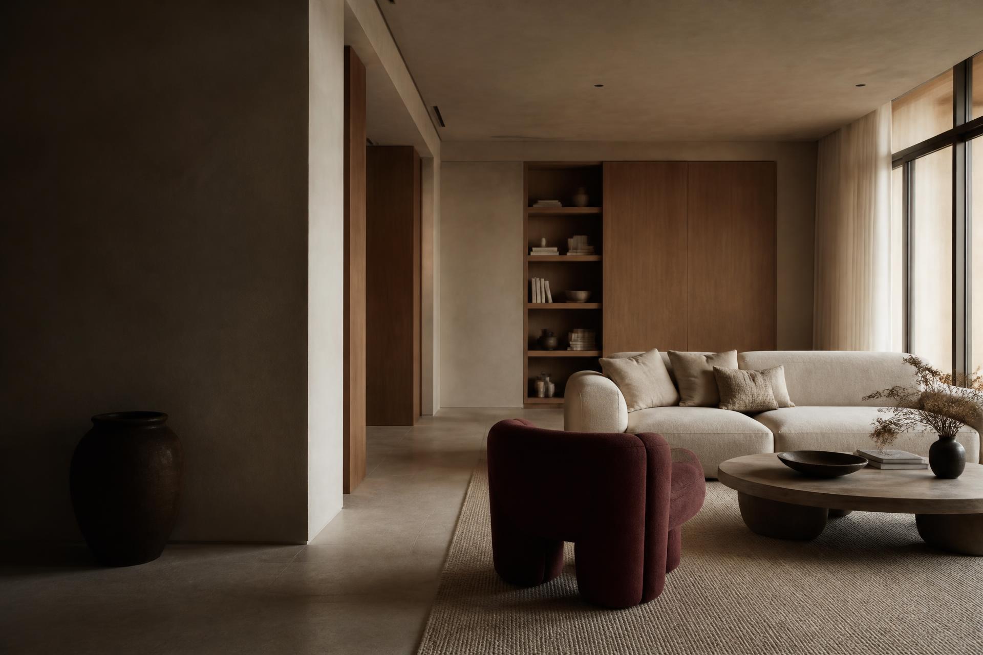 Renovated apartment in Dubai showing completed residential finishing work